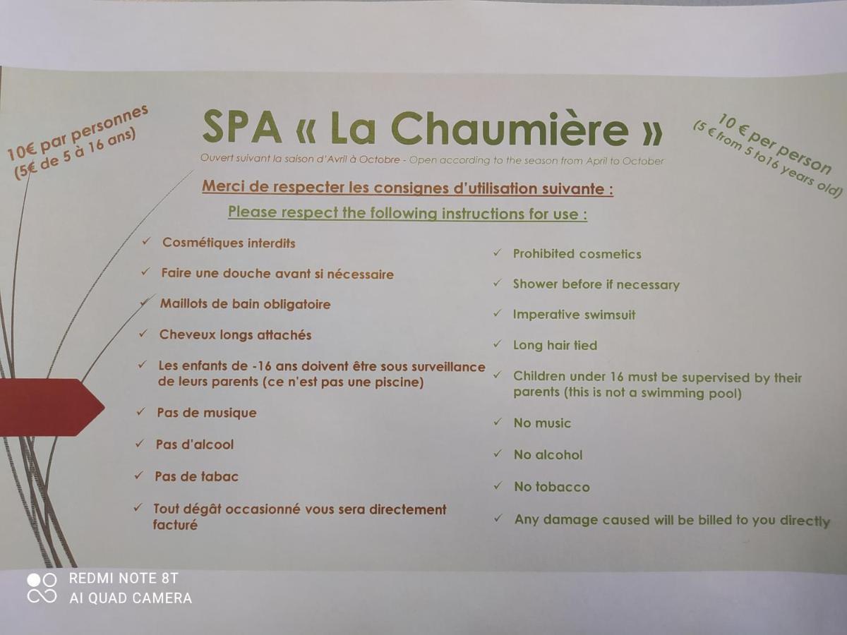 La Chaumiere Acomodação com café da manhã Saint-Martin-Saint-Firmin Exterior foto